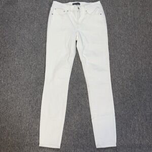 J.Crew‎ Mercantile White Jeans Size 27x30 Slim Ankle Style G1973 Summer Classic